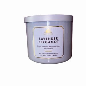 Bath & Body Works Lavender Bergamot 3-Wick Candle 14.5 oz NWT